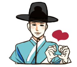 Funny korea drama character sticker sticker #13029057