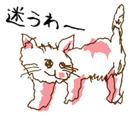 Iffy cat sticker #13029664