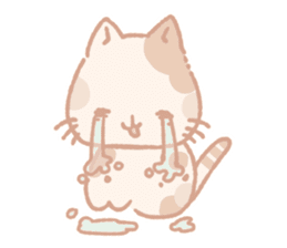 Calico cat Shiratama chan sticker #13029906