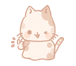 Calico cat Shiratama chan sticker #13029911