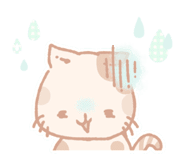 Calico cat Shiratama chan sticker #13029915