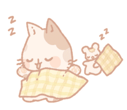 Calico cat Shiratama chan sticker #13029916
