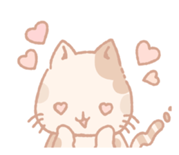 Calico cat Shiratama chan sticker #13029936