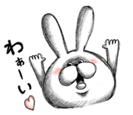 Realistic rabbit. sticker #13030190