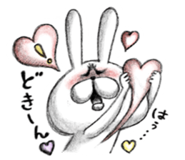 Realistic rabbit. sticker #13030193