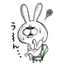 Realistic rabbit. sticker #13030208