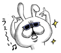 Realistic rabbit. sticker #13030210