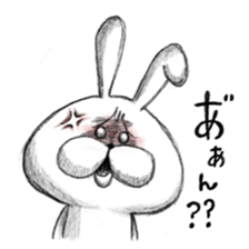 Realistic rabbit. sticker #13030213
