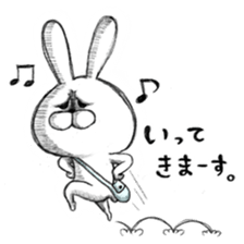 Realistic rabbit. sticker #13030218