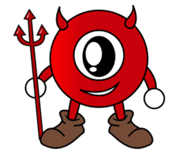 Red Child Devil sticker #13030502
