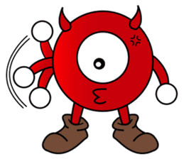 Red Child Devil sticker #13030503
