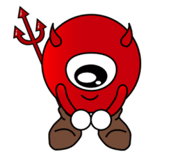 Red Child Devil sticker #13030506