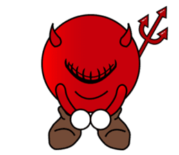 Red Child Devil sticker #13030507