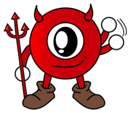Red Child Devil sticker #13030508