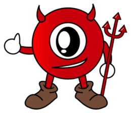 Red Child Devil sticker #13030509