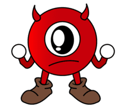 Red Child Devil sticker #13030510