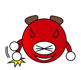 Red Child Devil sticker #13030511