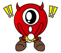 Red Child Devil sticker #13030512