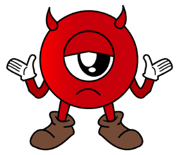 Red Child Devil sticker #13030513