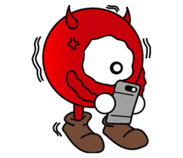Red Child Devil sticker #13030514