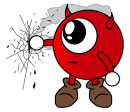 Red Child Devil sticker #13030515