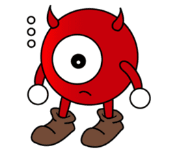 Red Child Devil sticker #13030516