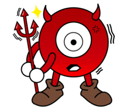 Red Child Devil sticker #13030518