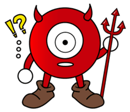 Red Child Devil sticker #13030519