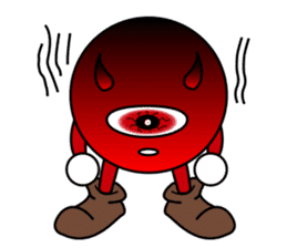 Red Child Devil sticker #13030520