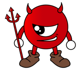 Red Child Devil sticker #13030522