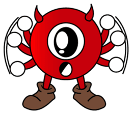 Red Child Devil sticker #13030523