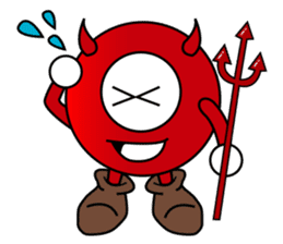 Red Child Devil sticker #13030525