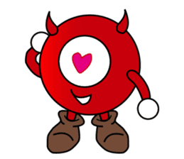 Red Child Devil sticker #13030526