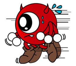 Red Child Devil sticker #13030529