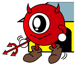 Red Child Devil sticker #13030530