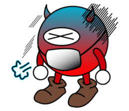 Red Child Devil sticker #13030532