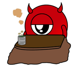 Red Child Devil sticker #13030533