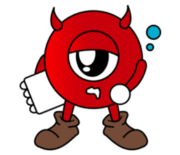Red Child Devil sticker #13030536