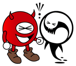 Red Child Devil sticker #13030539