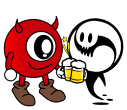 Red Child Devil sticker #13030540