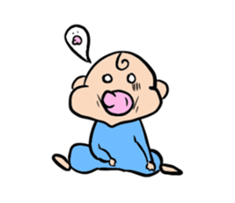 Daily life of the man system baby sticker #13030567
