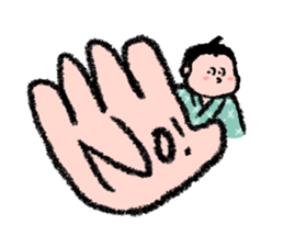 Sumo wrestlers are relaxing sticker #13030595