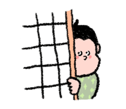 Sumo wrestlers are relaxing sticker #13030599