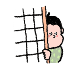 Sumo wrestlers are relaxing sticker #13030599