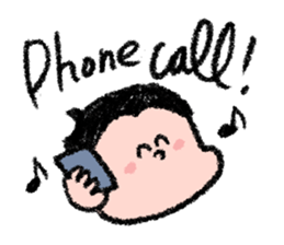 Sumo wrestlers are relaxing sticker #13030600