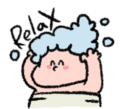 Sumo wrestlers are relaxing sticker #13030606