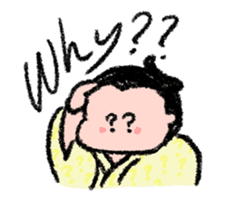 Sumo wrestlers are relaxing sticker #13030609