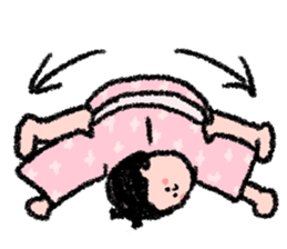 Sumo wrestlers are relaxing sticker #13030621