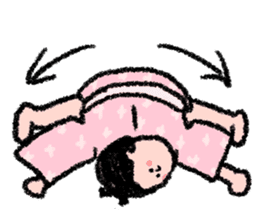 Sumo wrestlers are relaxing sticker #13030621