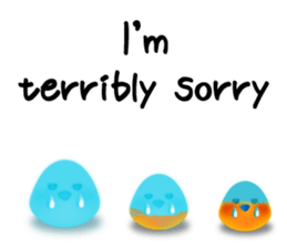 Steampunk-style Bear and Chick(English) sticker #13031255